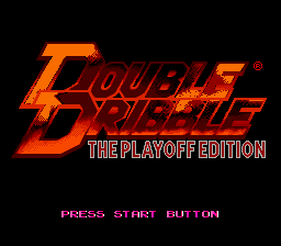Double Dribble - The Playoff Edition genesis title.png