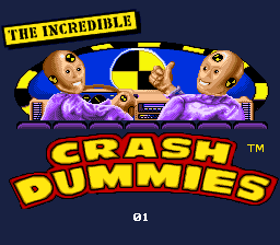 Incredible Crash Dummies SNES Level Select.png