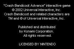 Crash Bandicoot The Huge Adventure CopyrightJP.png