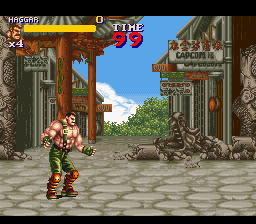 Final Fight 2 SNES USA Stage 1 Capcom sign.png
