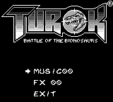Turok - Battle of the Bionosaurs (GB)-soundtest.png