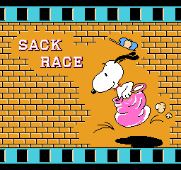 SnoopysSillySportsSpectacularNESSackRace.png