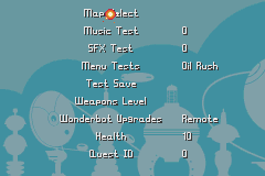 Robots GBA Debug Menu.png