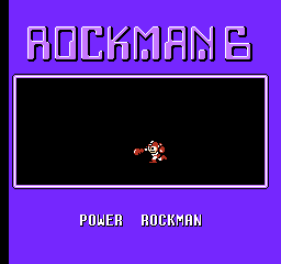 ROCKMAN 6 - POWER ROCKMAN