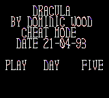 Bram Stoker's Dracula Game Gear Cheat Mode.png
