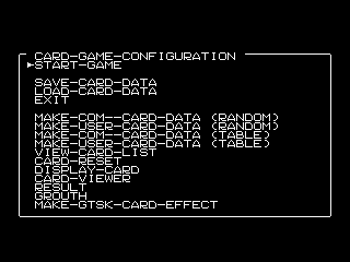 Mystic Arc Maboroshi Gekijou Debug Menu Card Game.png