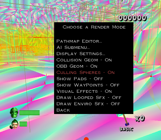 Portal Runner PS2 - Debugmenu4.png