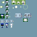 Weird sprites.