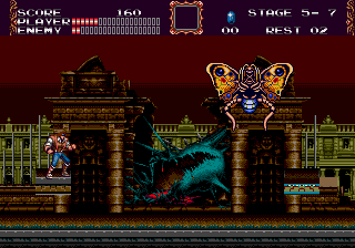 Castlevania Bloodlines (Version 0.5, 1993-10-07) stage 5-7b2.png