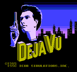 Deja Vu US(NES)-Title screen.png