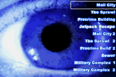 Minority Report Everybody Runs GBA Level Select.png