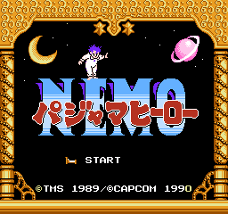 Pajama Hero NEMO NES JP-title.png