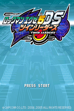 Rockman EXE 5 DS Twin Leaders Title Screen.png