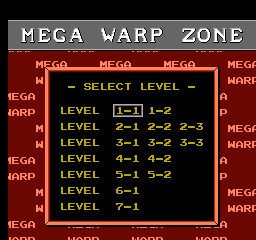 MEGA WARP ZONE EXCELLEEEEEEENT