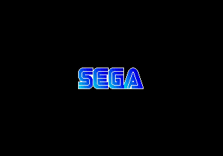 Just your typical average Sega logo, nothing too special here.