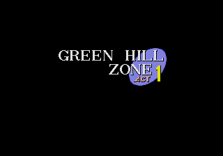 GREEN HILL ZONE ACT 1