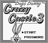 Bugs Bunny Crazy Castle 3 JP Monochrome Title.png