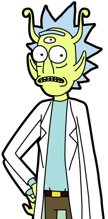 Pocket Mortys-Alien Rick-4 Arms-Front.png