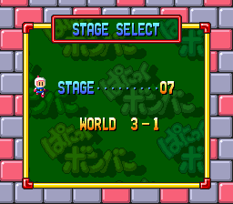 Super Bomberman Panic Bomber W Level Select.png