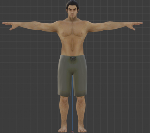 Yakuza 3 Remastered Kiryu's Prerender model.png