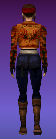 Biohazard 2 october proto claire early costume back.png