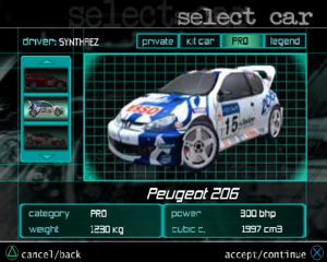 Pro Rally 2002 PS2 Peugeout206.png