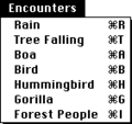 Eco-Adventures Rainforest (Mac OS Classic) - Encounters.png