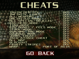 Turok 2- Seeds of Evil (Nintendo 64)-cheatmenu.png