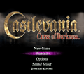 Castlevania-cod na-title-screen.png