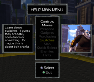 Ratchet1 E3Demo MenuHelpSwitches.png