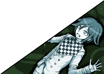 Danganronpa V3 - Final - Class Trial Splash CG - Kokichi Oma.png