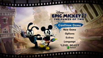 EpicMickey2 level select menu.png
