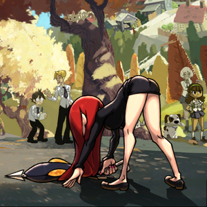 Skullgirls Parasoul wakeup censored.png